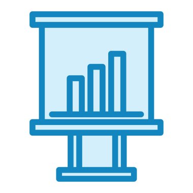 Sunum Simgesi Vektör illüstrasyonu
