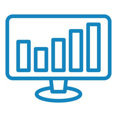 Grafik. Web simgesi basit illüstrasyon