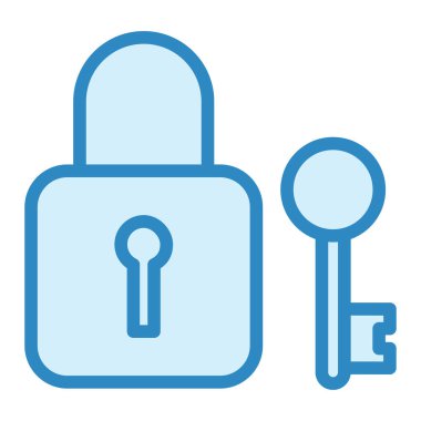 ikon vektör illüstrasyonunu kilitle