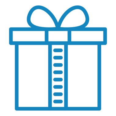 Hediye kutusu. Basit resimleme