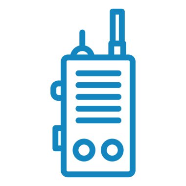 telsiz konuşma vektör simgesi.