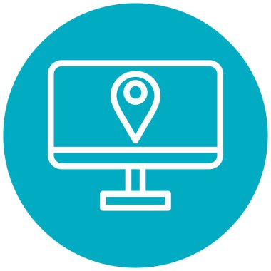 GPS konumu. Basit resimleme