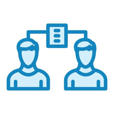 Kurumsal simgenin vektör illüstrasyonu