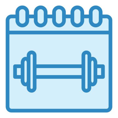 egzersiz vektörü simgesi modern basit tasarım