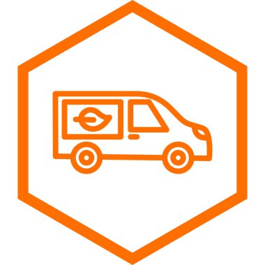 araba simgesi vektör illüstrasyonu