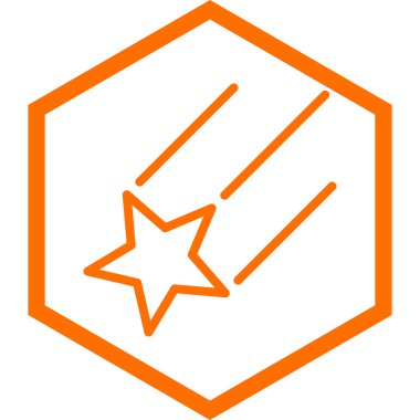 Yıldız. Web simgesi basit illüstrasyon