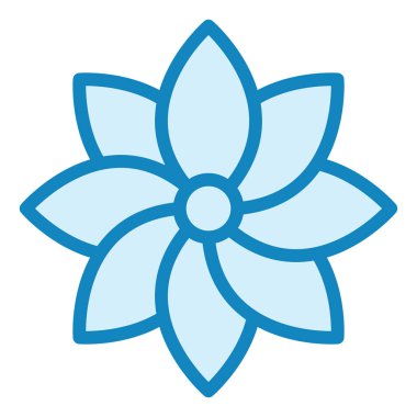 Çiçek. Web simgesi basit illüstrasyon 