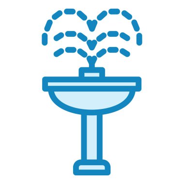 çeşme modern simge vektör illüstrasyonuName  