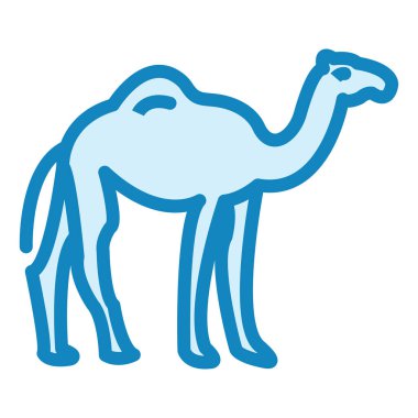 Deve modern ikon vektör illüstrasyonu 