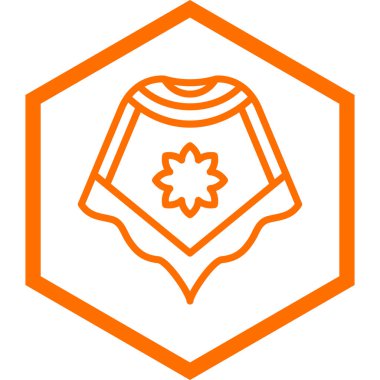 Bir yıldız simgesinin vektör illüstrasyonu