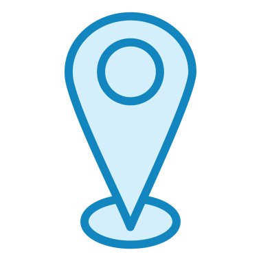 Modern simge vektör illüstrasyonunu adresle