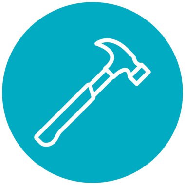 Tek simgenin vektör illüstrasyonu