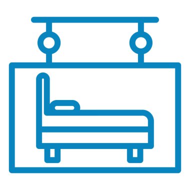 Kanepe. Web simgesi basit illüstrasyon