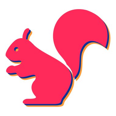 Şirin bir ejderhanın vektör çizimi