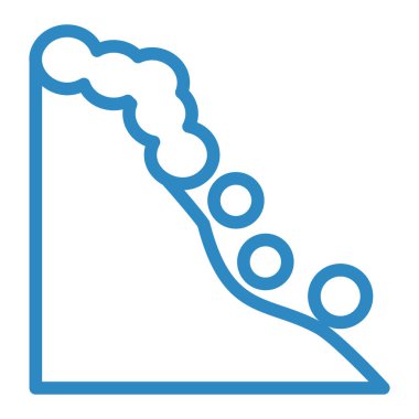 Saç. Web simgesi basit illüstrasyon