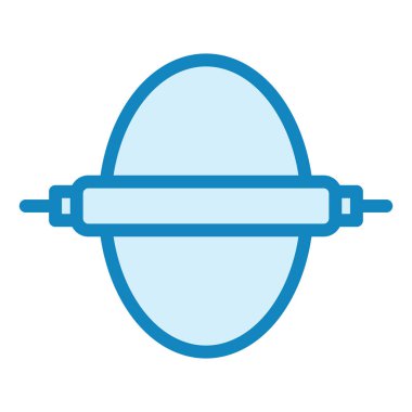 Hamur. Web simgesi basit illüstrasyon 