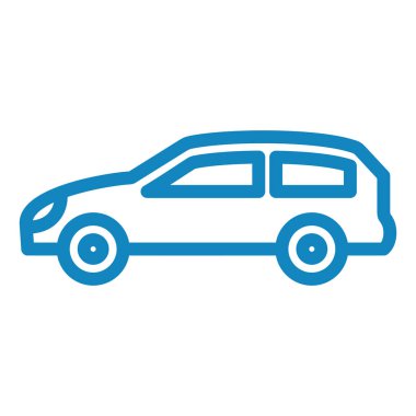 - Araba. Web simgesi basit illüstrasyon