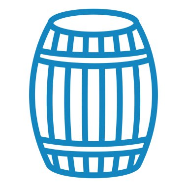 Fıçı. Web simgesi basit illüstrasyon