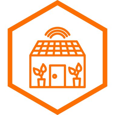 Eko enerji simgesi vektör illüstrasyonu