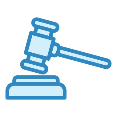 kanun simgesi vektör illüstrasyonu