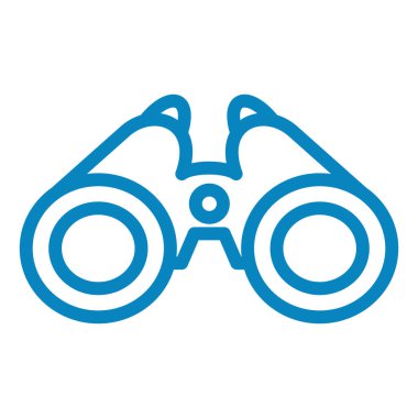 Dürbün. Web simgesi basit tasarım