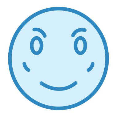 Yüzün kızardı. Web simgesi basit illüstrasyon 