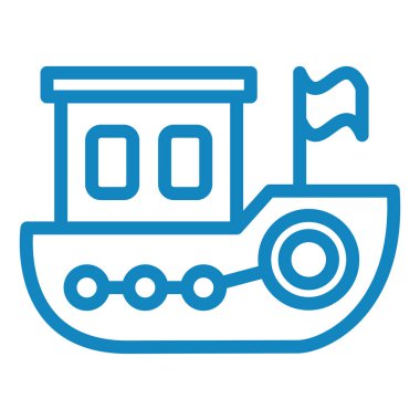 kargo tankı simgesi, vektör çizimi