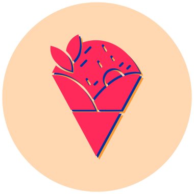 Bir kalp simgesinin vektör illüstrasyonu