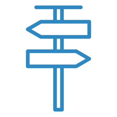 İşaret levhası Web simgesi basit illüstrasyon