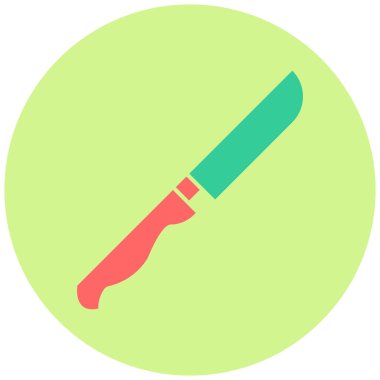 Bıçak. Web simgesi basit illüstrasyon
