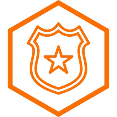 kalkan simgesi, vektör illüstrasyonu