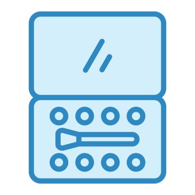 Göz Gölgesi modern simge vektör çizimi 