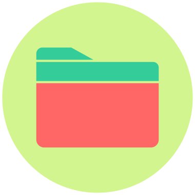 Dosya Yöneticisi. Web simgesi basit illüstrasyon