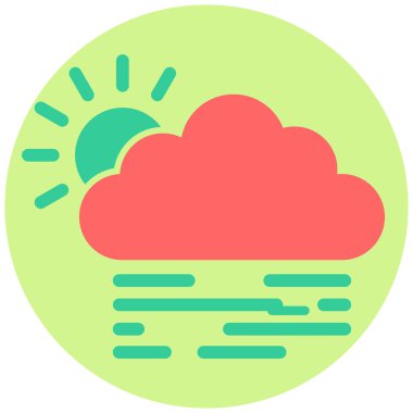 Sis. Web simgesi basit tasarım