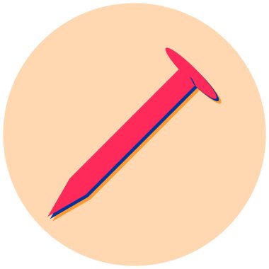 Tırnak simgesinin vektör illüstrasyonu