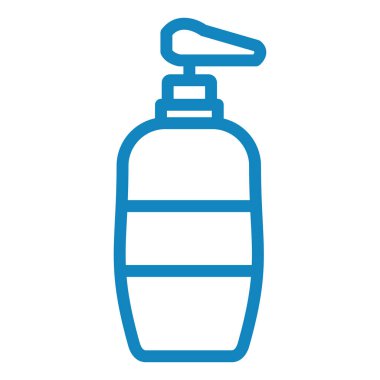 Su şişesi. Basit resimleme