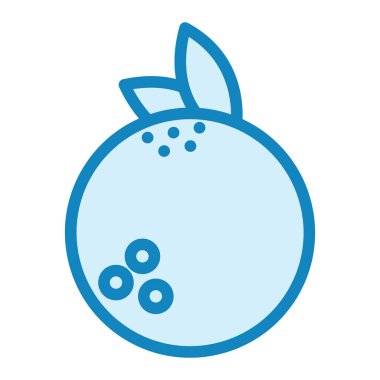 Hindistan cevizi simgesi vektör çizimi 