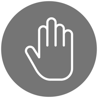 el simgesi, vektör illüstrasyonu