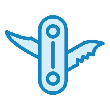 İsviçre Bıçağı modern simge vektör illüstrasyonu 