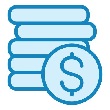 Yatırım. Web simgesi basit illüstrasyon