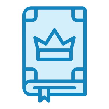 Kitap simgesinin vektör illüstrasyonu