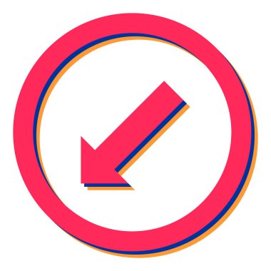 ok simgesi vektör illüstrasyonu