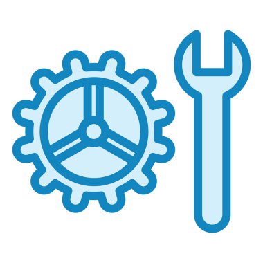 Teknik Destek Modern ikon vektör illüstrasyonu  