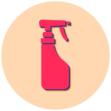 Sprey şişe. Basit tasarım