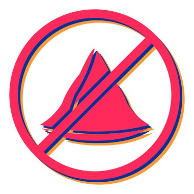 Kırmızı çizgi, beyaz arkaplanda izole edilmiş kılıç simgesi. vektör illüstrasyonu