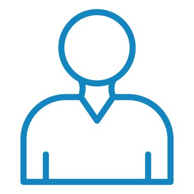 kullanıcı. Web simgesi basit illüstrasyon