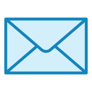 Mektup. Web simgesi basit illüstrasyon