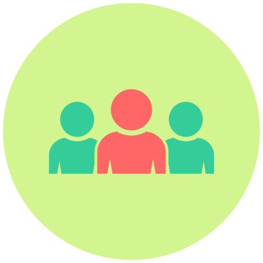 Takım simgesinin vektör illüstrasyonu