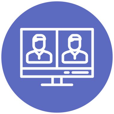 kullanıcı. Web simgesi basit illüstrasyon