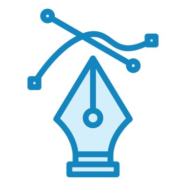  Kalem Aracı Modern ikon vektör illüstrasyonu  